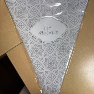 Guirlande Eid Mubarak - Argenté