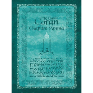 Le Saint Coran chapitre Amma (bleu) - format de poche français arabe phonétique - Souple - Sana